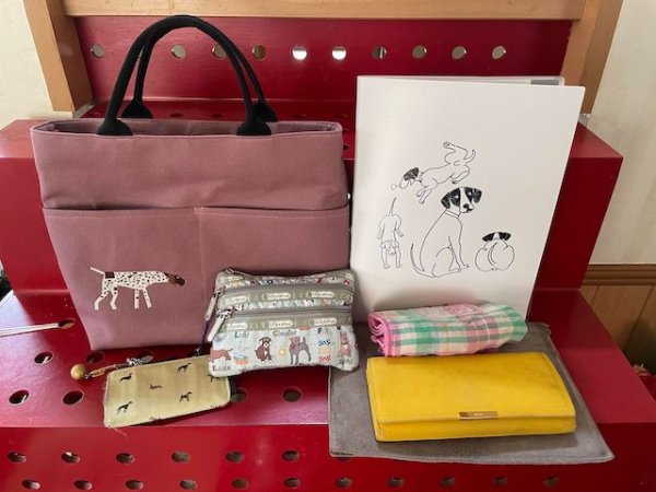 画像4: 犬猫刺繍ダブルポッケトートA（ショルダーなし）＜各犬種＞【R-11】 (4)