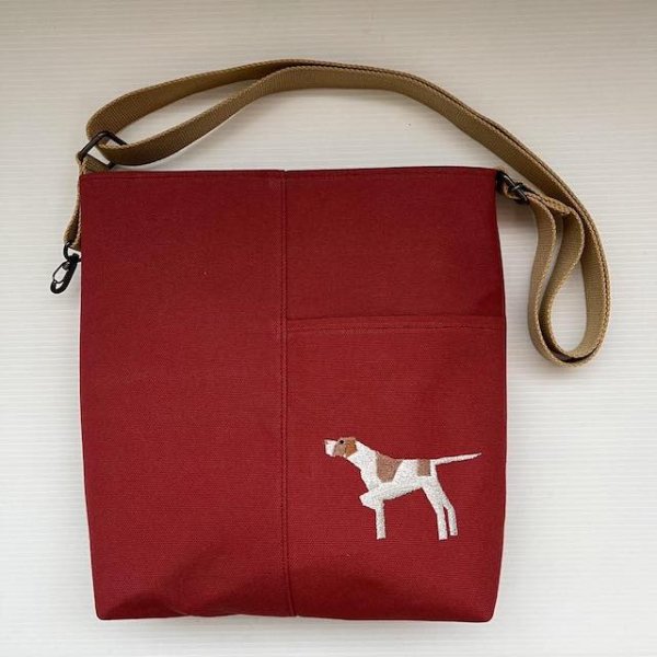 画像5: 犬猫刺繍サコッシュプラス（各犬種）【R-11】 (5)