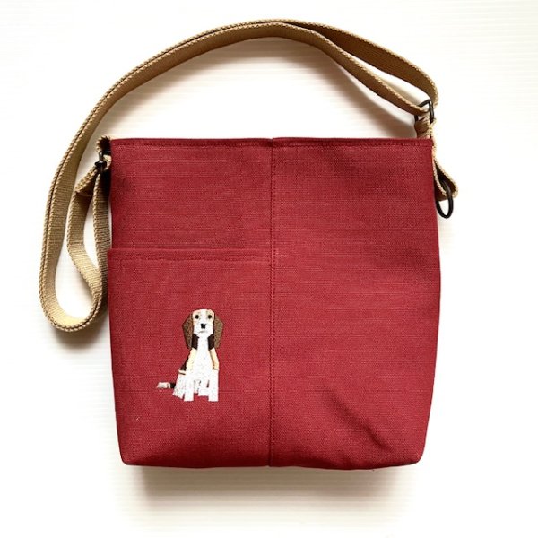 画像4: 犬猫刺繍サコッシュ（各犬種）【R-11】 (4)