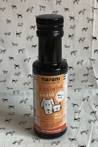 画像1: オーガニックブレンドオイル プーデルヴォール　犬猫（オレンジラベル）100ml【ナパーニ】 (1)