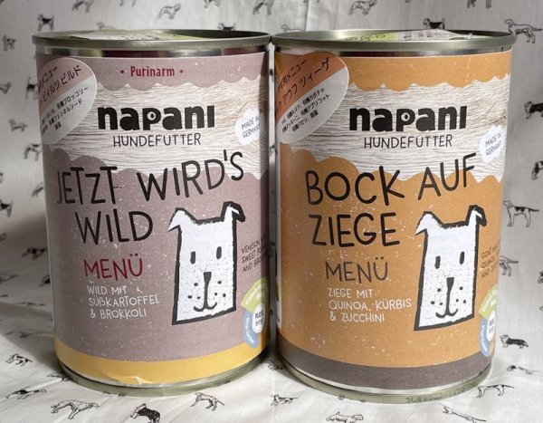 画像2: 犬用コンプリートメニュー（総合栄養ウエットフード）　400g缶　8種【ナパーニ社】 (2)