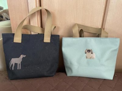 画像3: 犬猫刺繍 Everydayトート＜各犬種＞【R-11】