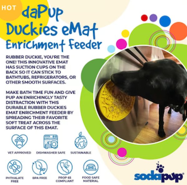 画像4: 吸盤付きエンリッチメント・マット（キャンプ）【SodaPup】 (4)