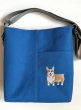 画像1: 犬猫刺繍サコッシュプラス（各犬種）【R-11】 (1)