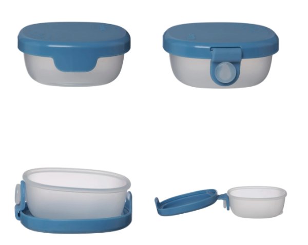 画像10: スナックタブ（小分け用タッパー・3コ入り）　3色　【b.box】 (10)