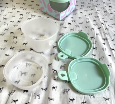 画像2: スナックタブ（小分け用タッパー・3コ入り）　3色　【b.box】