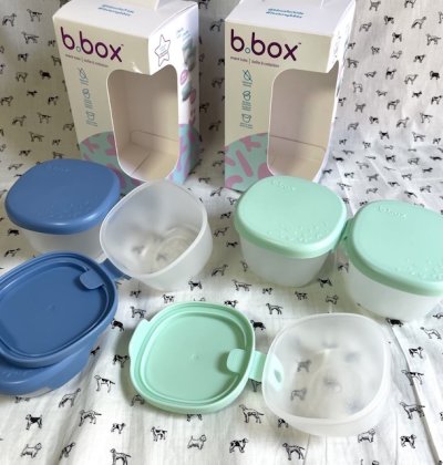 画像1: スナックタブ（小分け用タッパー・3コ入り）　3色　【b.box】