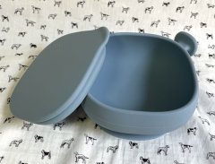 シリコンボウル（蓋・吸盤付きボウル）4色　【b.box】