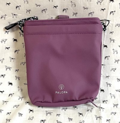 画像1: Karl （ Dog Snack Bag　お散歩スナックバッグ）berry色　【PALOPA】