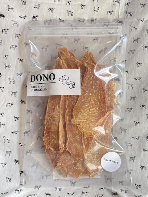 DONO　鶏むね肉ジャーキー大袋　105g【DONO】