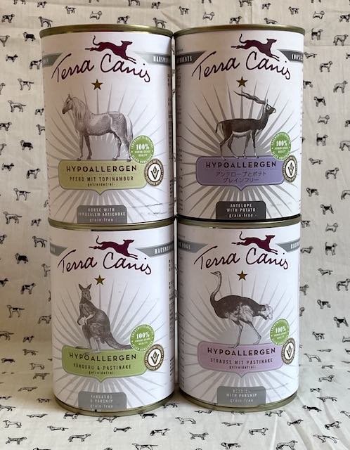 ハイポアレルゲン　低アレルギー　犬用【Terra Canis】全4種